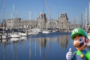 Luigi staat klaar voor een ontstopping in Koekelare
