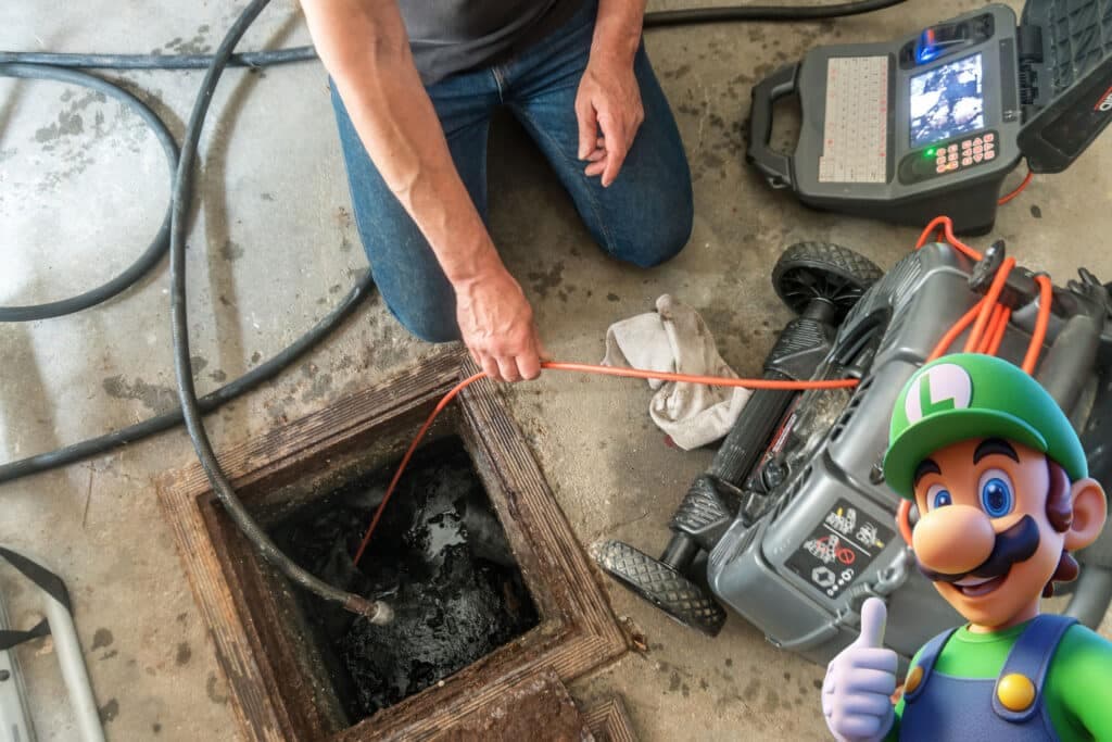 Camera-inspectie van de riolering